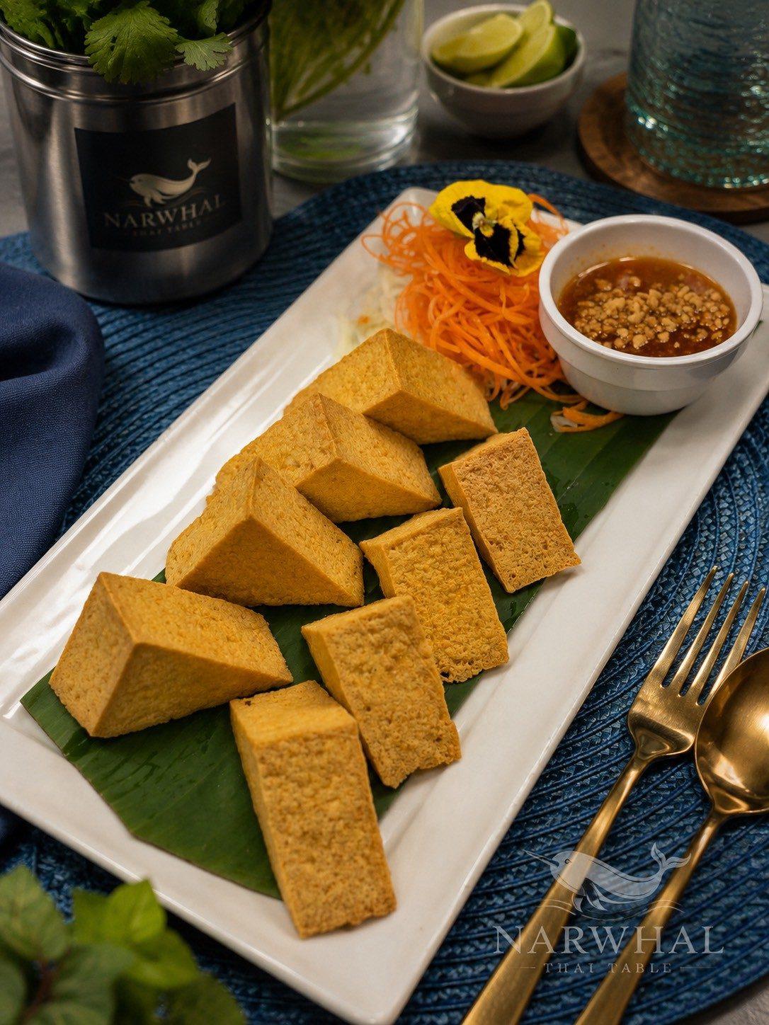 Fried Tofu (เต้าหู้ทอด) — Appetizers at Narwhal Thai Table, Huntington Beach