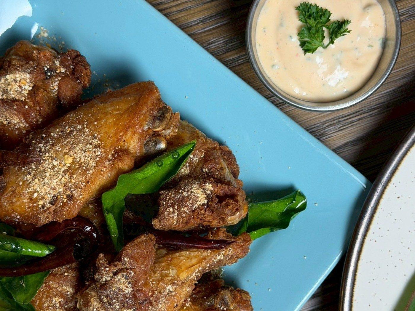 Narwhal Chicken Wings (ปีกไก่ทอดนาร์วาล) — Appetizers at Narwhal Thai Table, Huntington Beach
