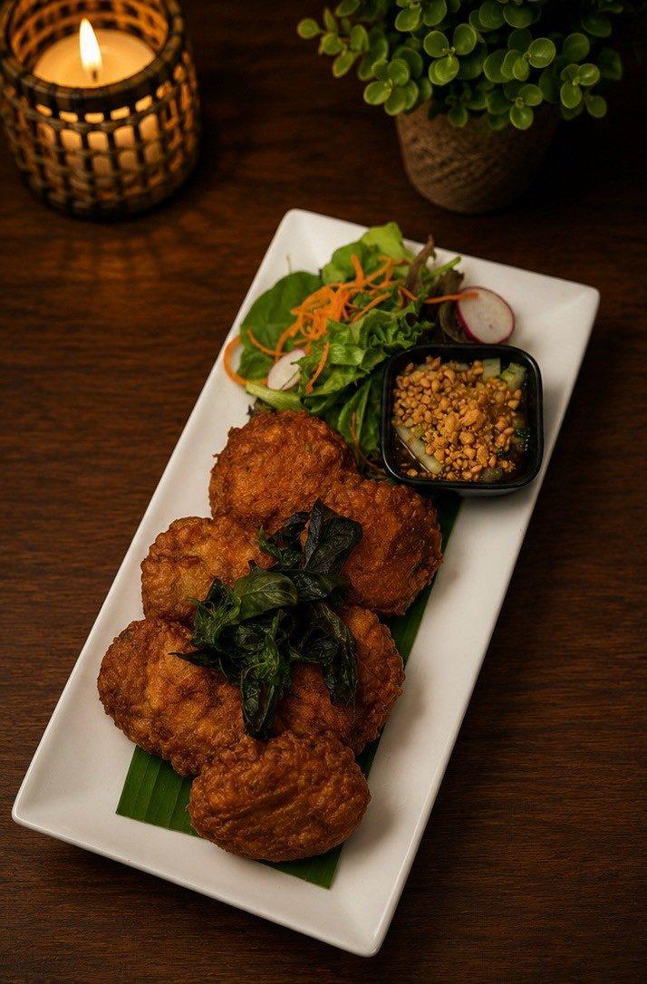 Narwhal Fish Cakes (6 pc) (ทอดมันปลา) — Appetizers at Narwhal Thai Table, Huntington Beach